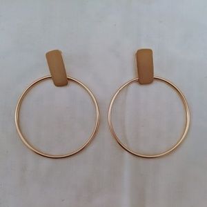 Anthropologie Hoop Post Earrings